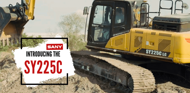 Get Ready For the All-New SANY SY225 Excavator with Leica Geosystems Machine Control!